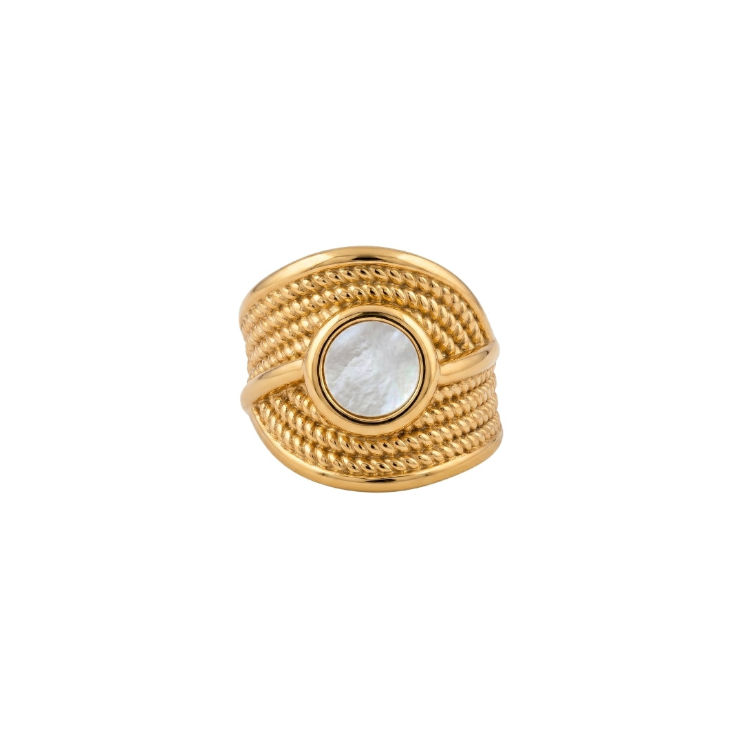 MOTHER OF PEARL SHINE RING