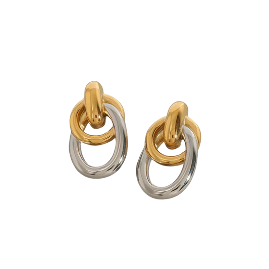 ARETES AURA CRUZADA