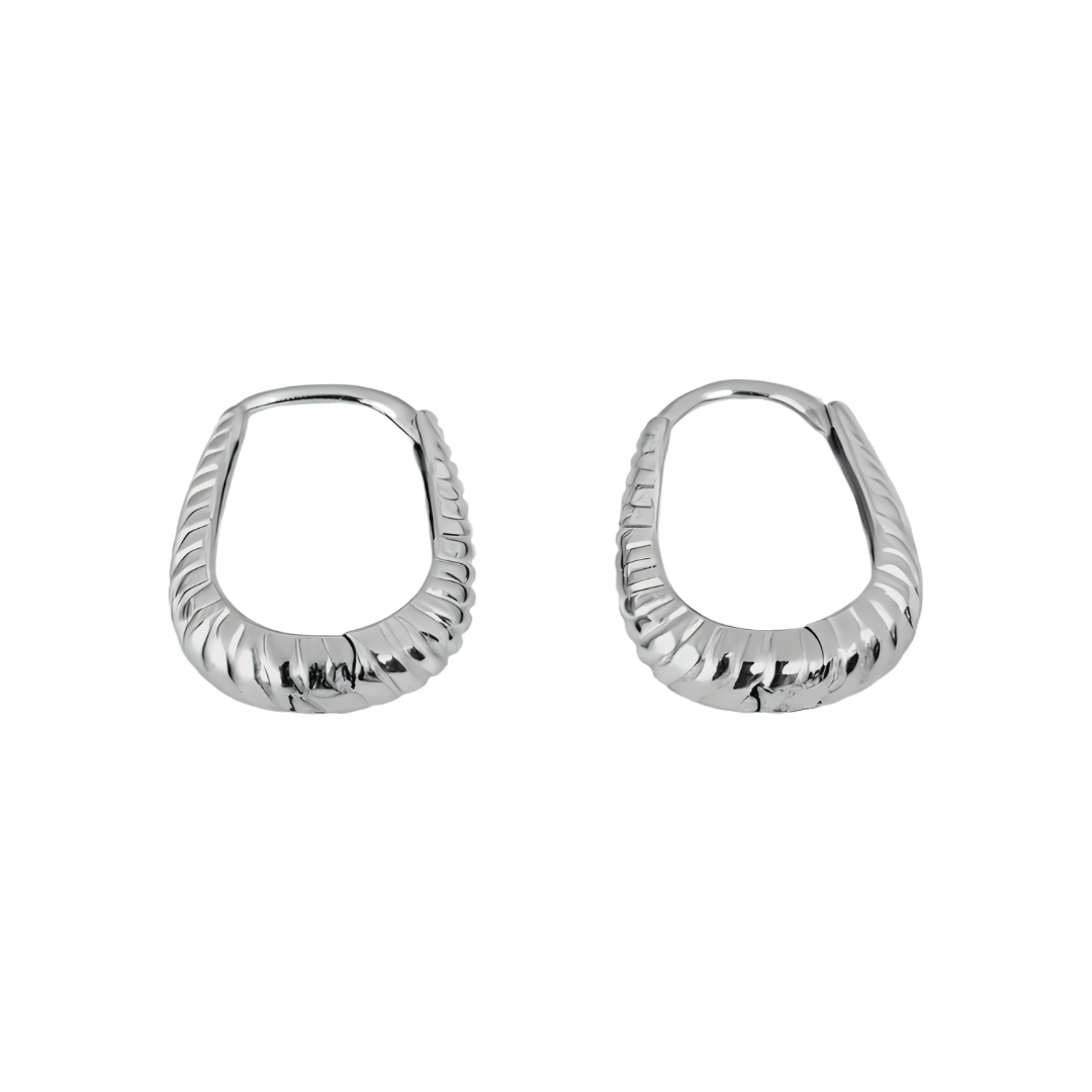 ARETES HALINA PLATEADA