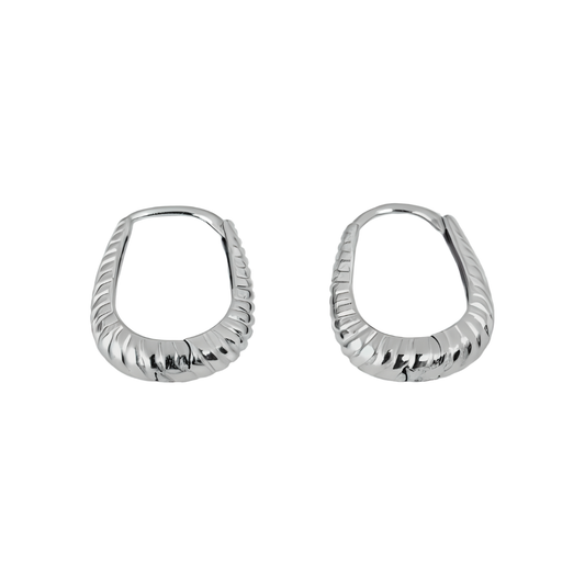 ARETES HALINA PLATEADA