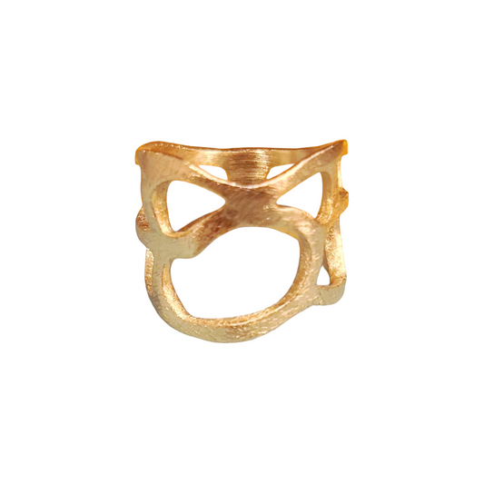 ANILLO RAÍZ DORADA